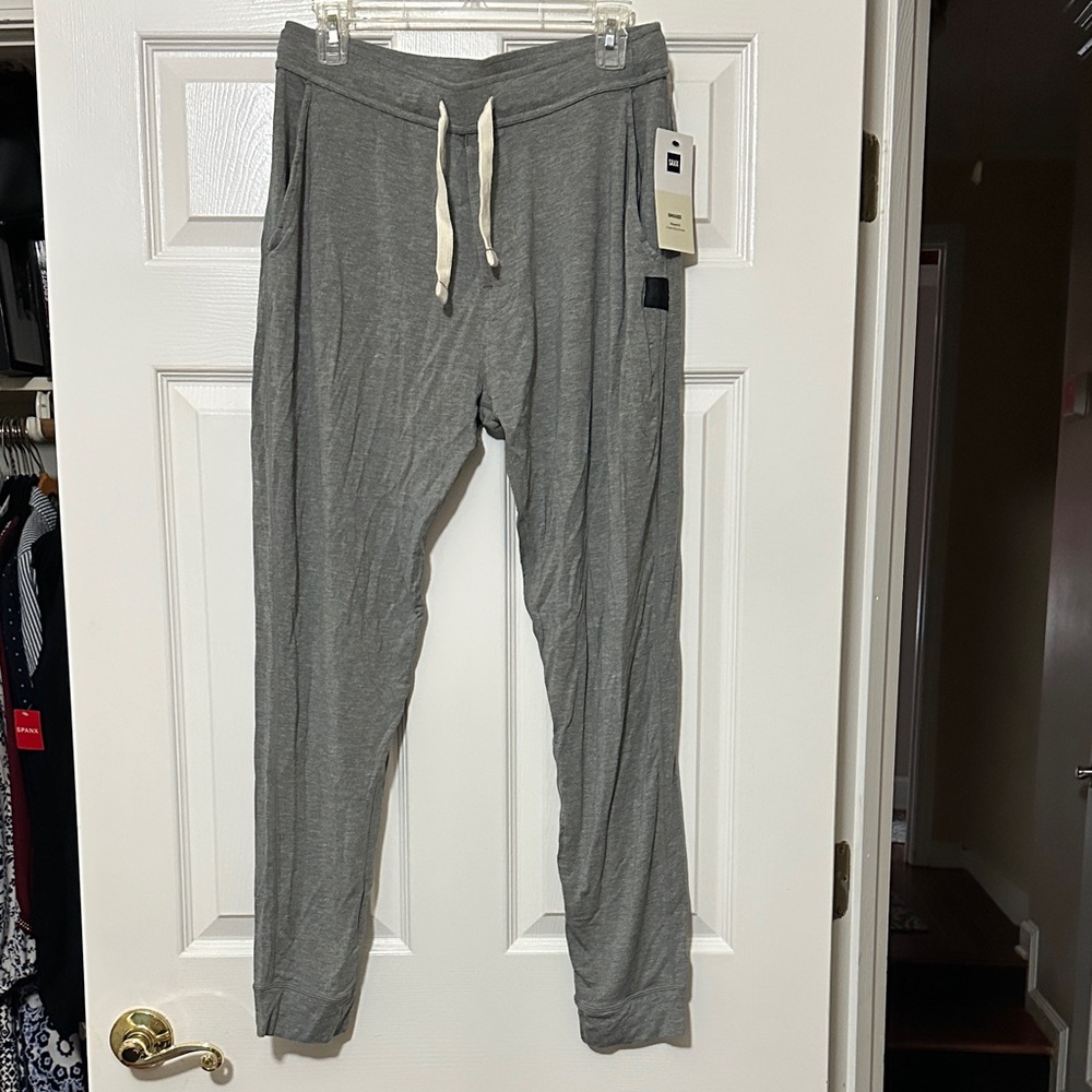 Saxx Snooze Gray Men's Sleep Pants NWT